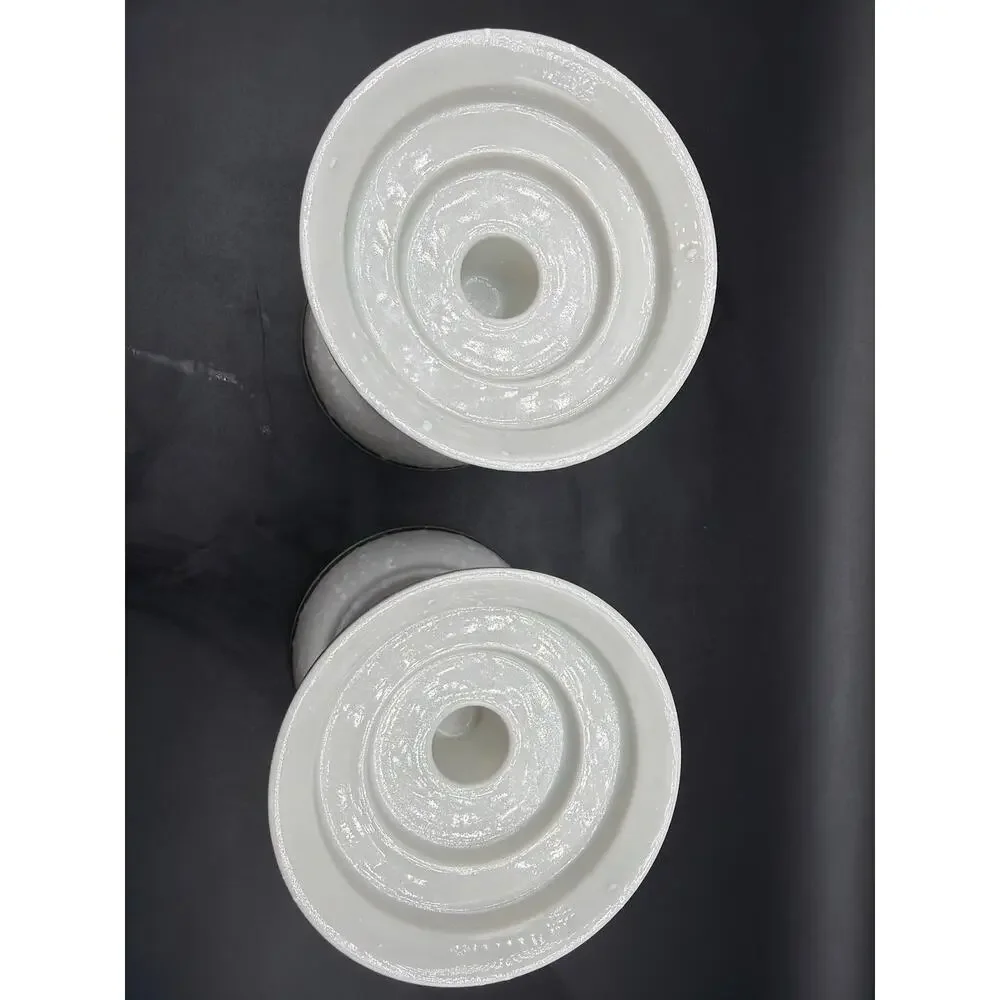 Mikasa Christmas Treats HP306 Candle Holders Santa Tree Japan Pair w Boxes